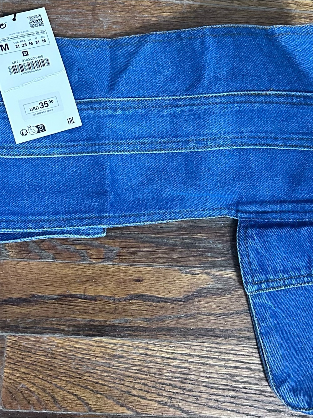 H&M Men's Bright Blue Relaxed Jeans